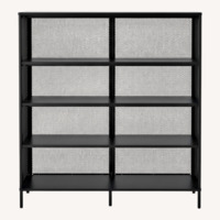 IKEA BEKANT Black Metal Bookcase