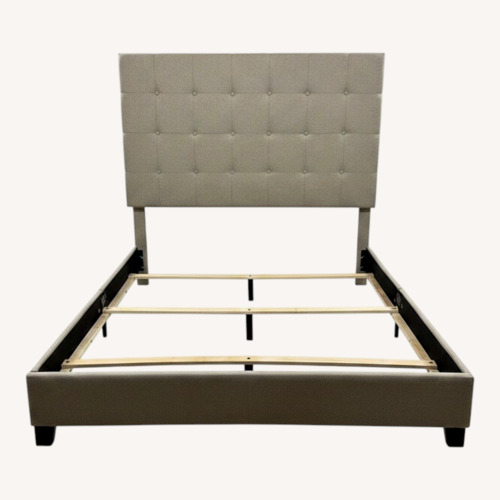 Used Latitude Run Vance Upholstered Standard Queen Bed for sale on AptDeco
