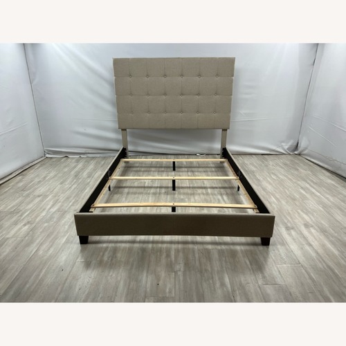 Used Latitude Run Vance Upholstered Standard Queen Bed for sale on AptDeco