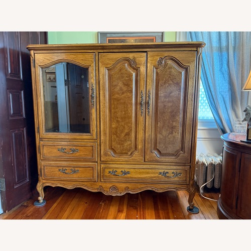 Used 1980’s Thomasville French Court Electronics Center for sale on AptDeco