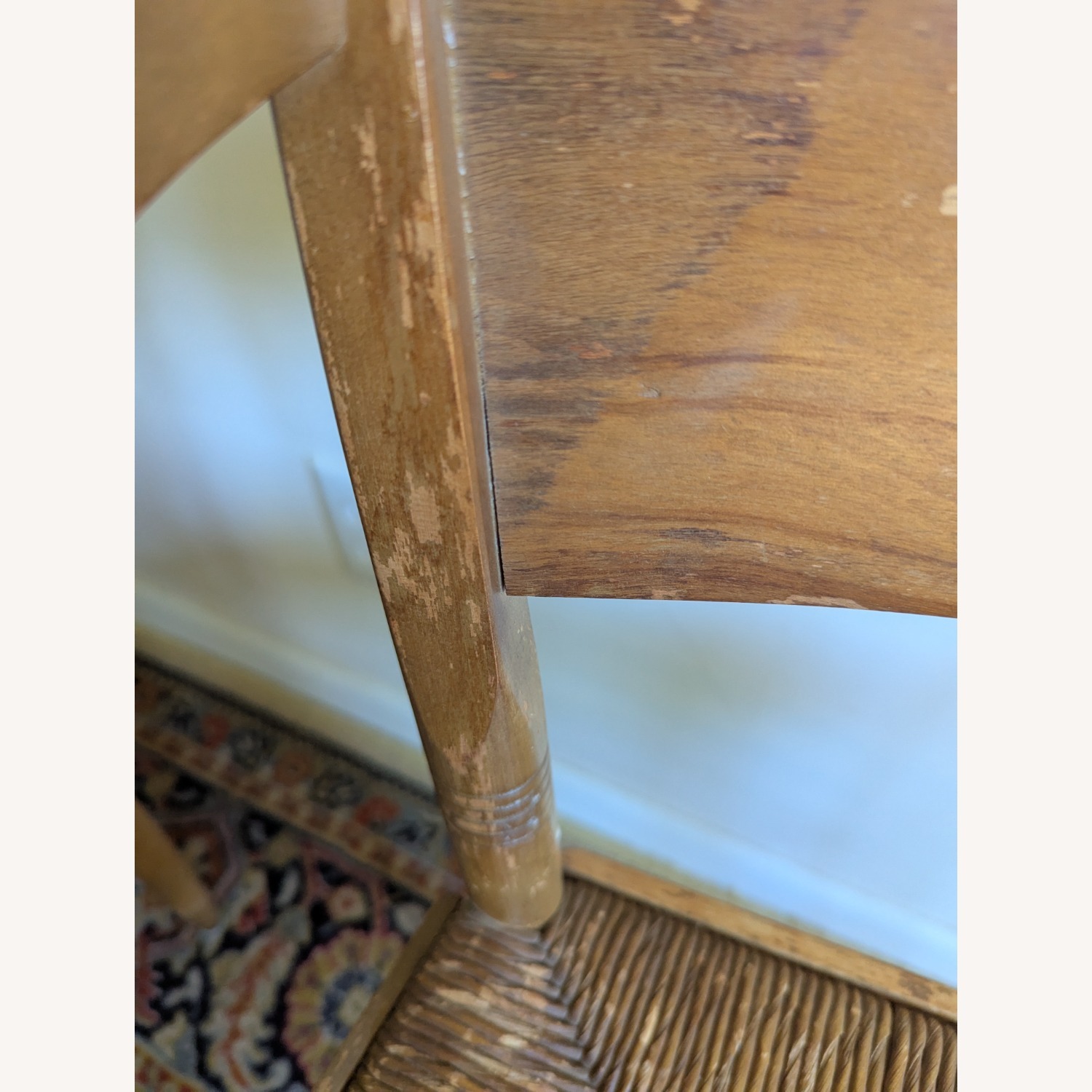Vintage/Antique Finds Light Brown Dining Chairs - image-11