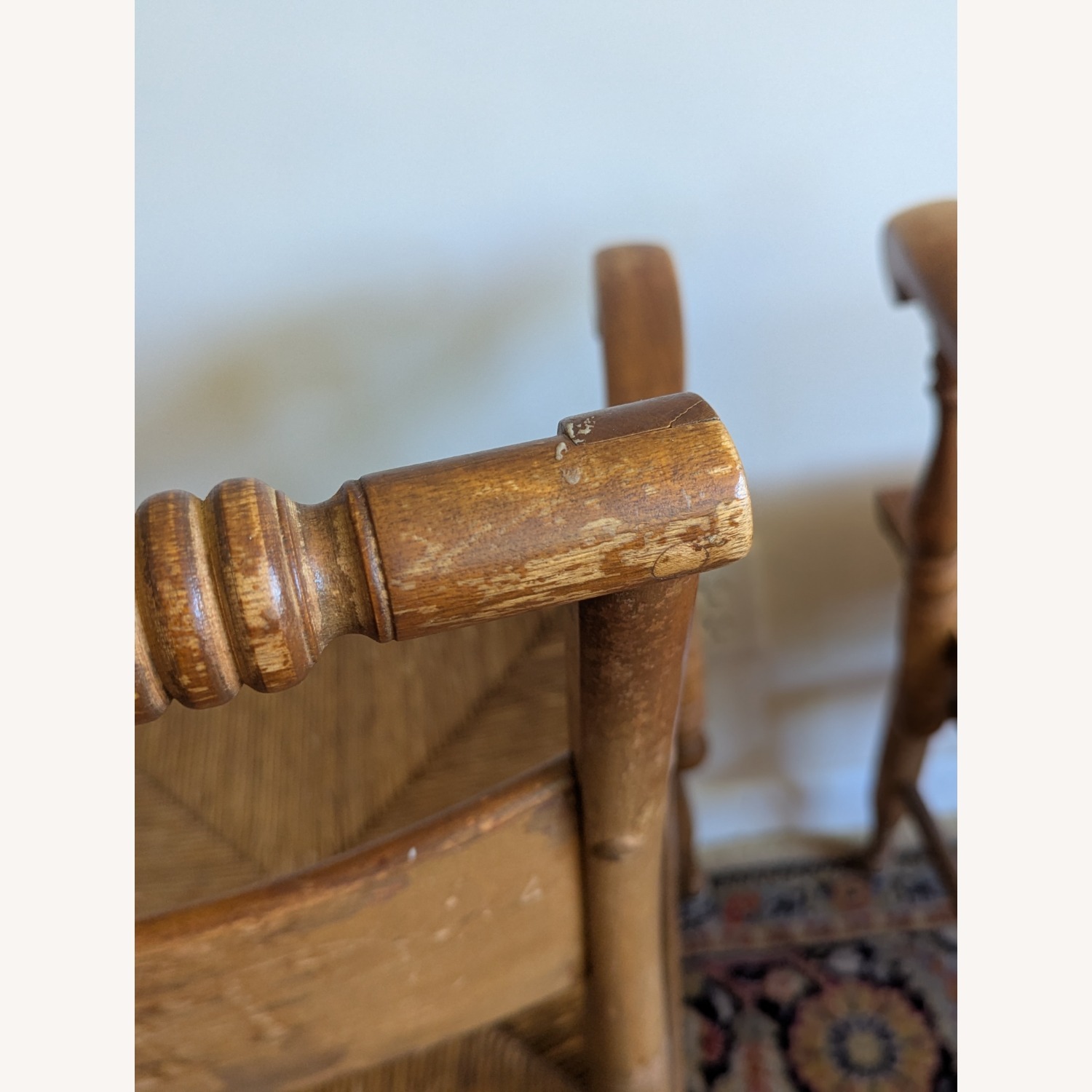 Vintage/Antique Finds Light Brown Dining Chairs - image-21