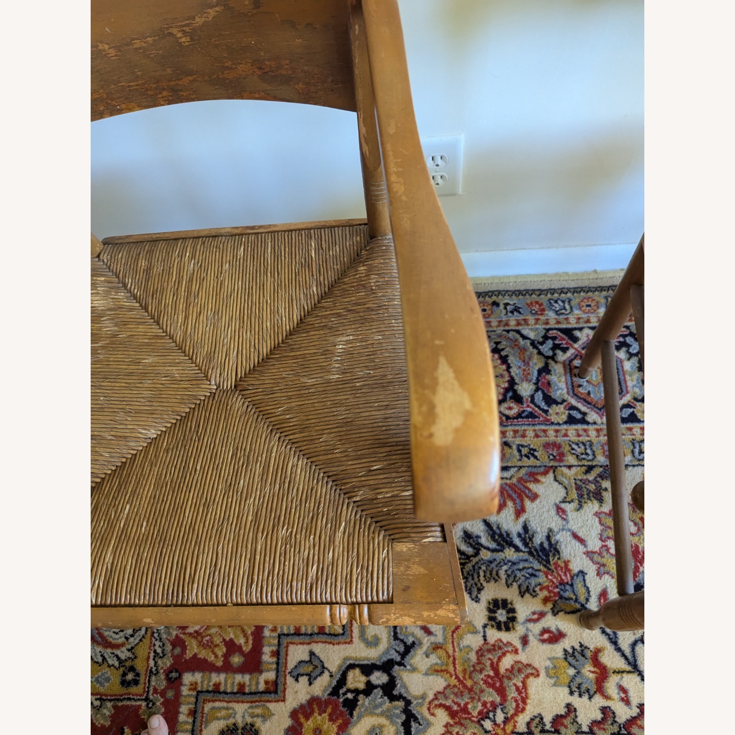 Vintage/Antique Finds Light Brown Dining Chairs - image-17