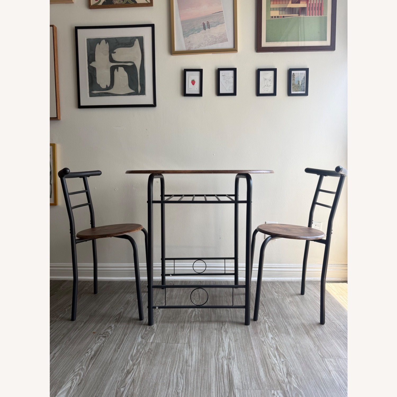 Amazon Black Wood Dining Set - image-2