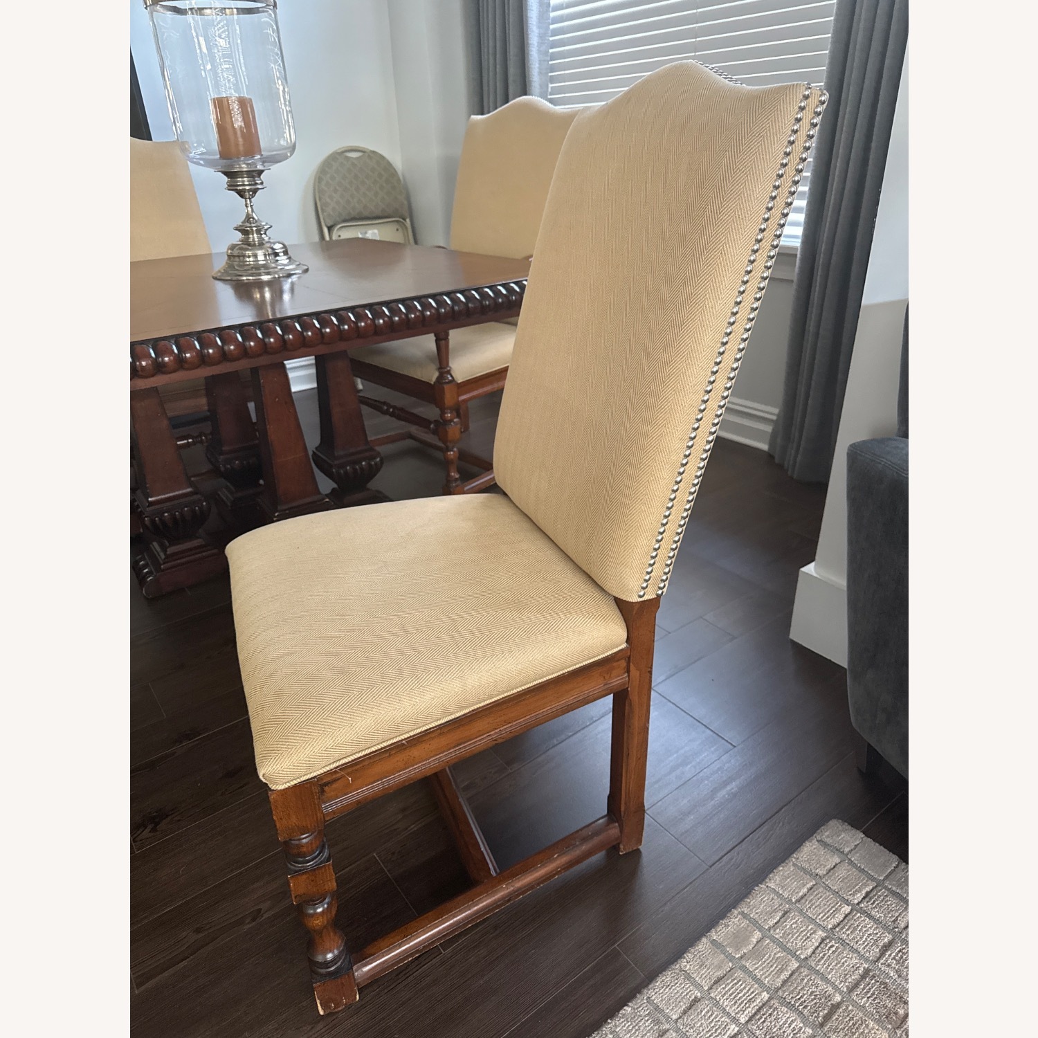 Ralph Lauren Natural Fabric Dining Chairs - image-2