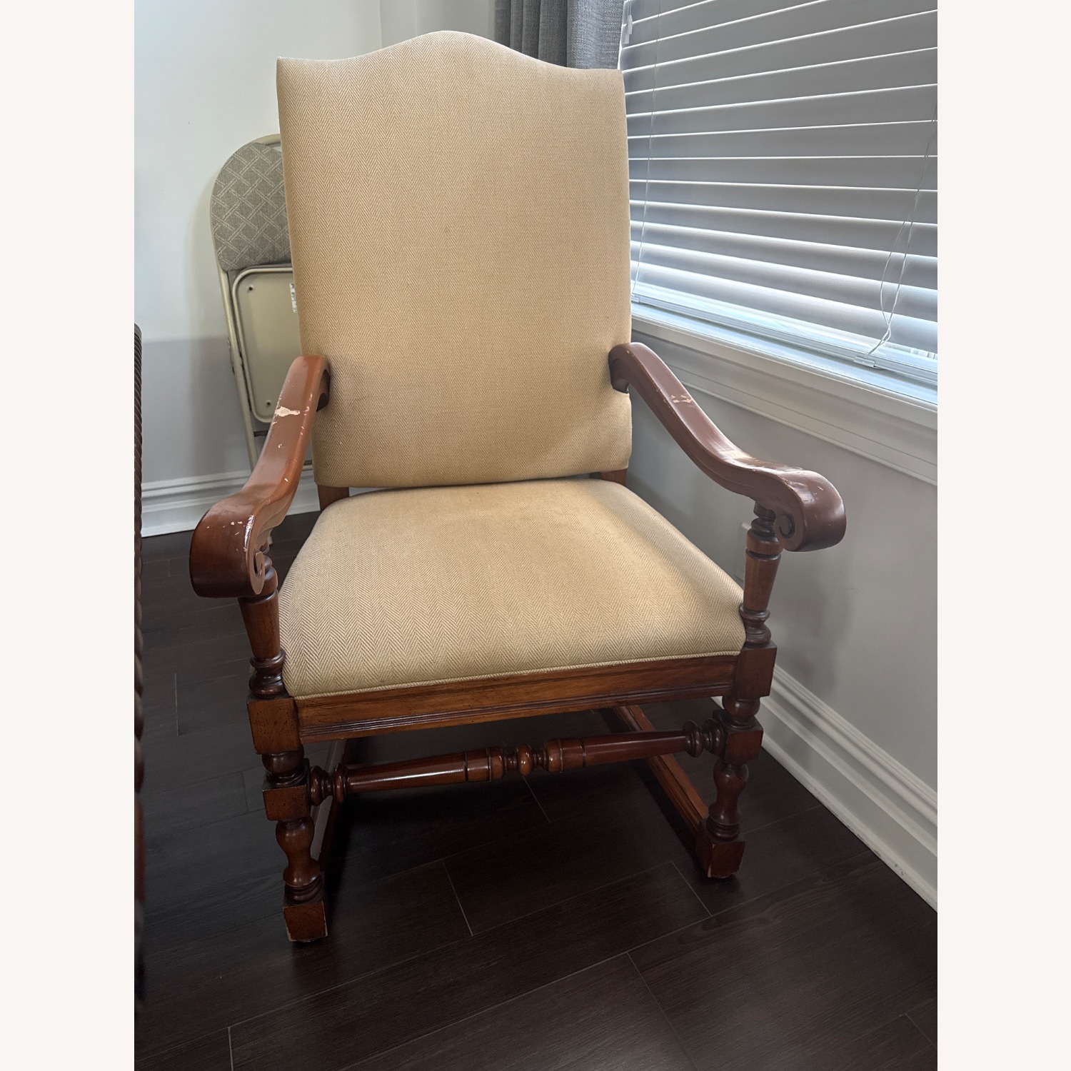 Ralph Lauren Natural Fabric Dining Chairs - image-3
