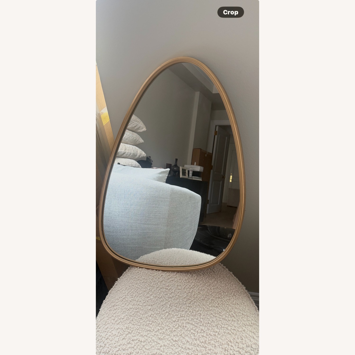 West Elm Octagonal Mirror - image-1