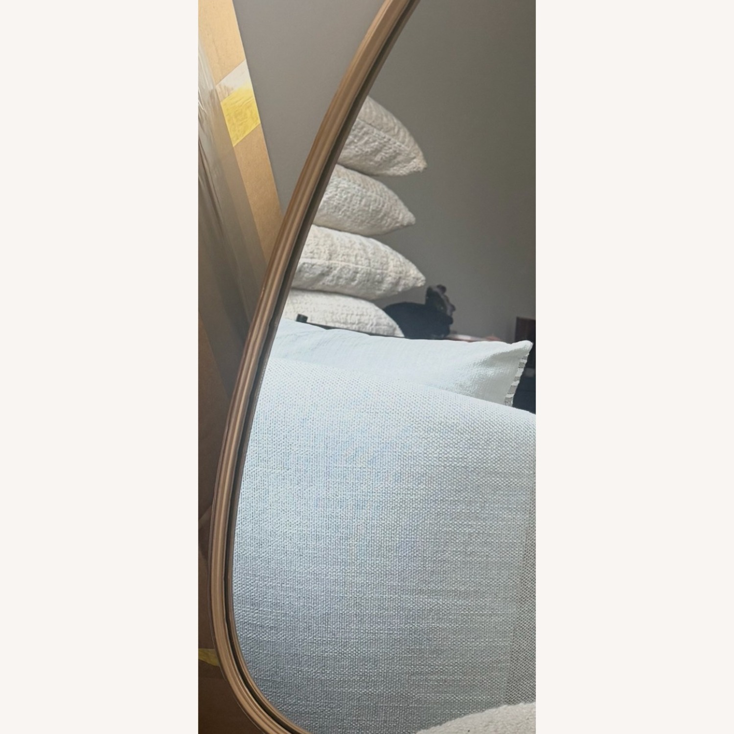 West Elm Octagonal Mirror - image-3