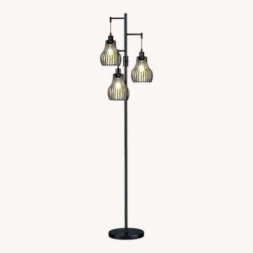 Used Amazon Black Floor Lamp for sale on AptDeco