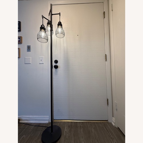 Used Amazon Black Floor Lamp for sale on AptDeco