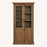 Crate & Barrel Bedford Light Brown Bookcase