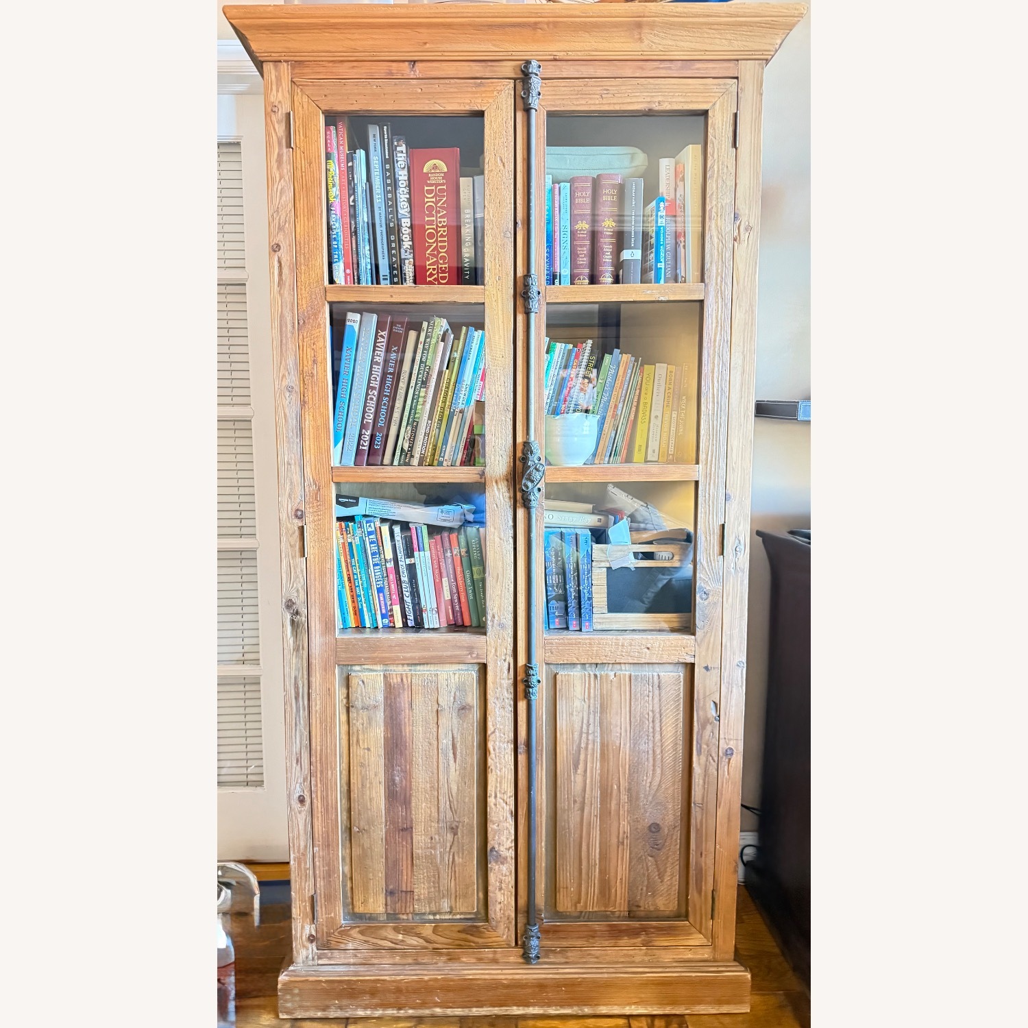 Crate & Barrel Bedford Light Brown Bookcase - image-1