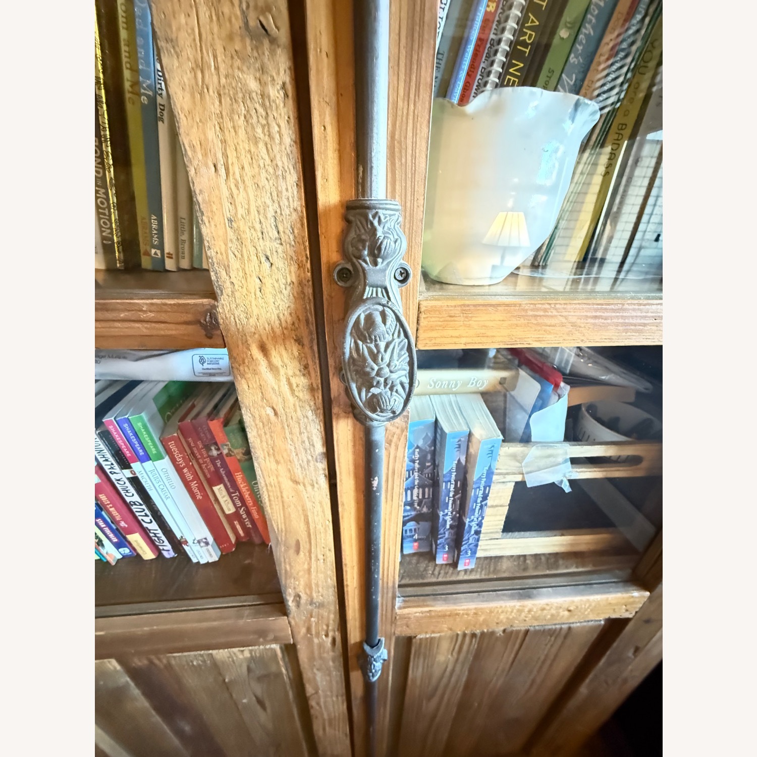 Crate & Barrel Bedford Light Brown Bookcase - image-3