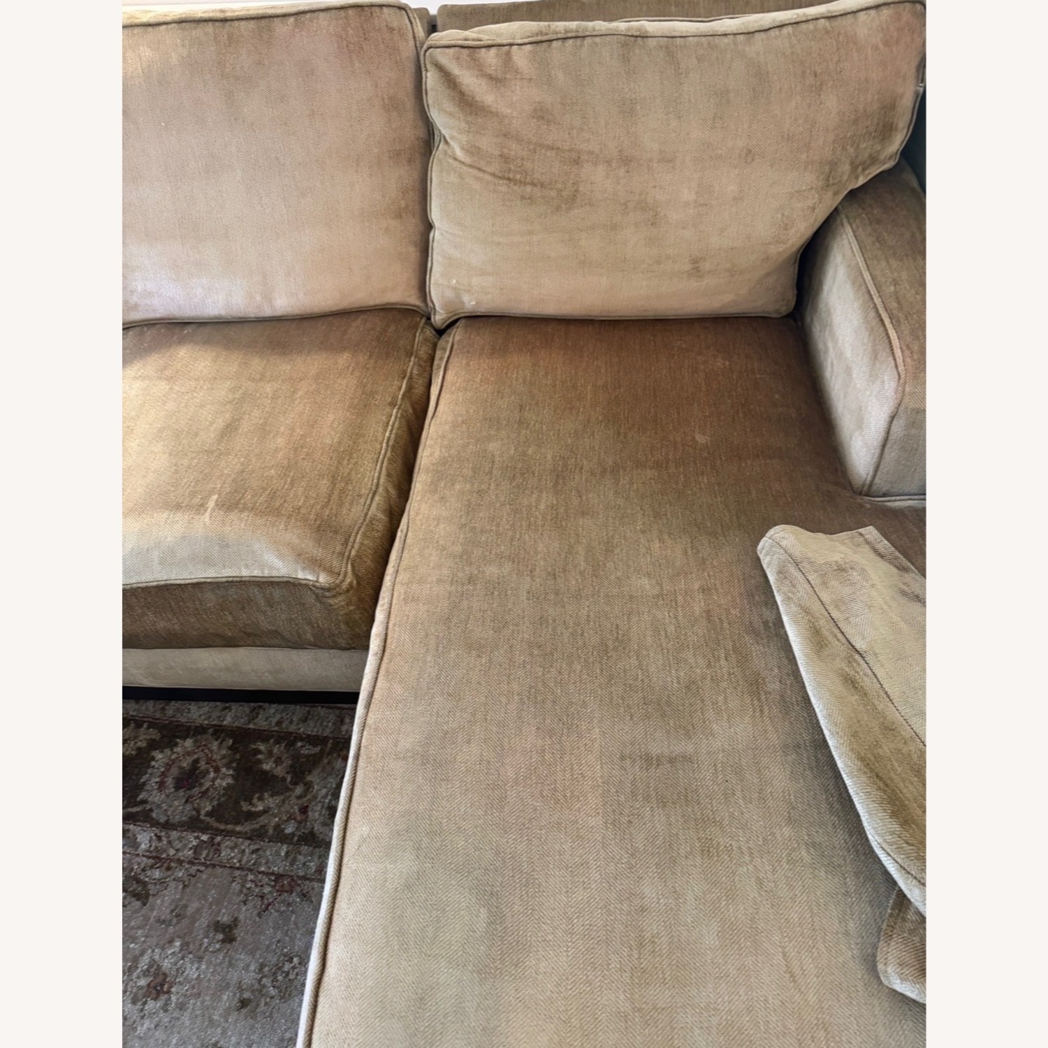 Ethan Allen Two Piece Sectional with Right Chaise - image-6