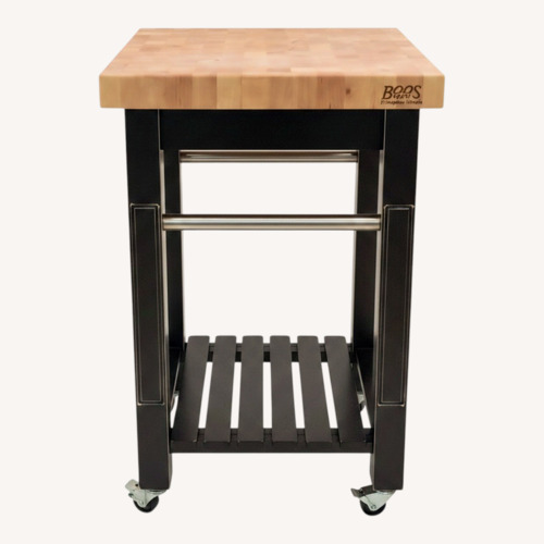 Used John Boos Wood Kitchen Island for sale on AptDeco