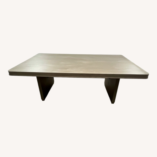 Used Loon Peak Jeraldy Trestle Dining Table for sale on AptDeco