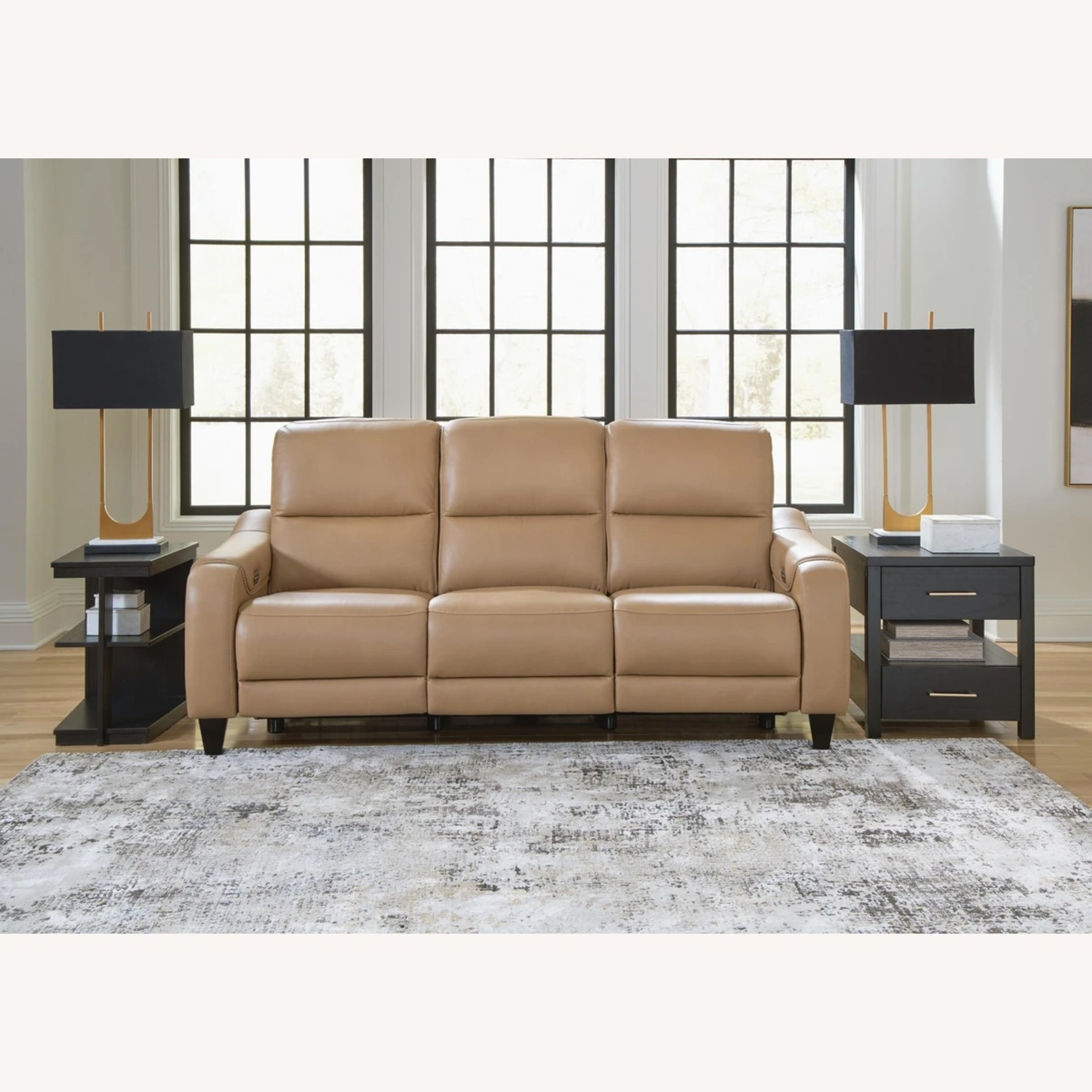 Ashley Furniture Light Brown 3+ Seater Sofa - image-9