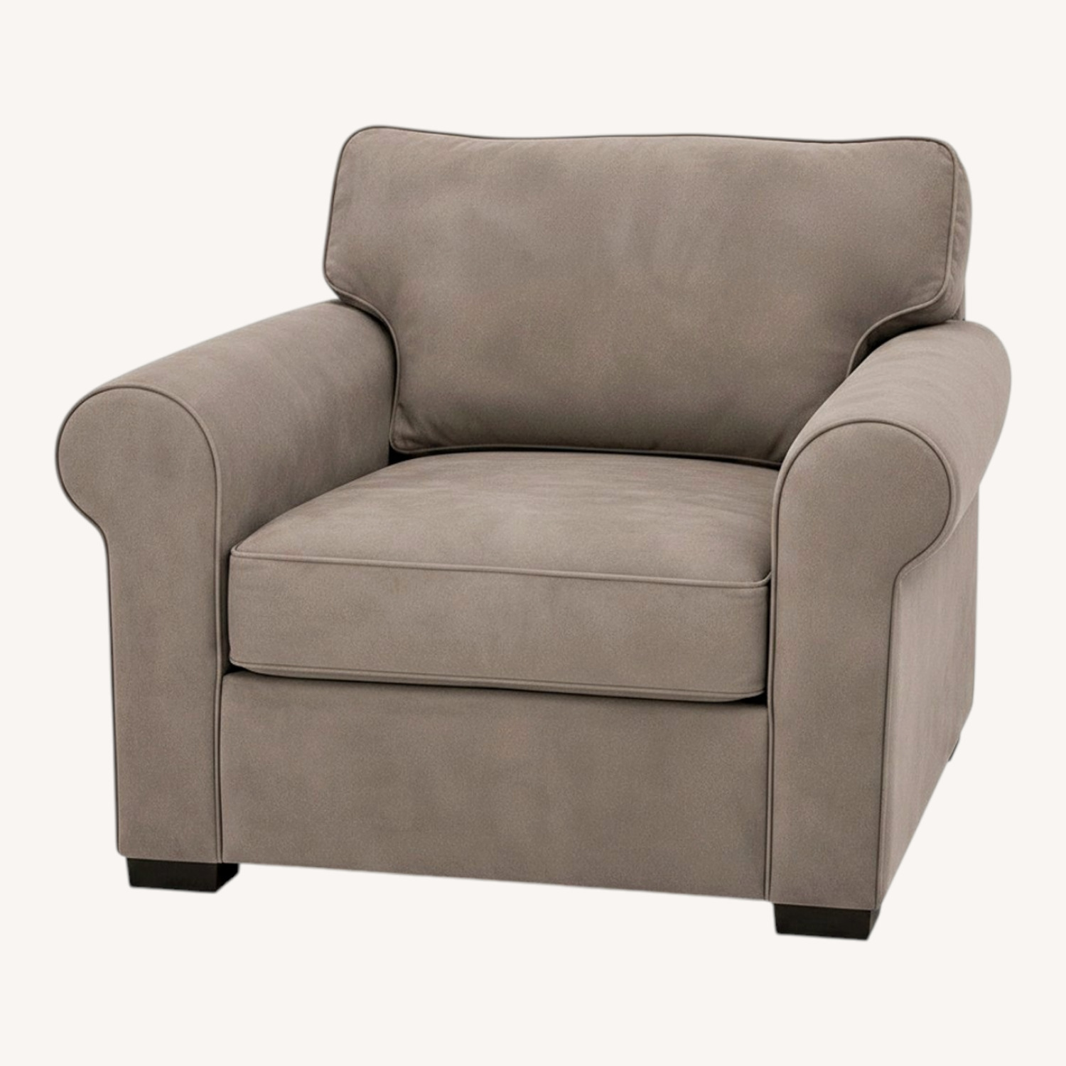 Macy's Cozy Grey Armchair - image-0