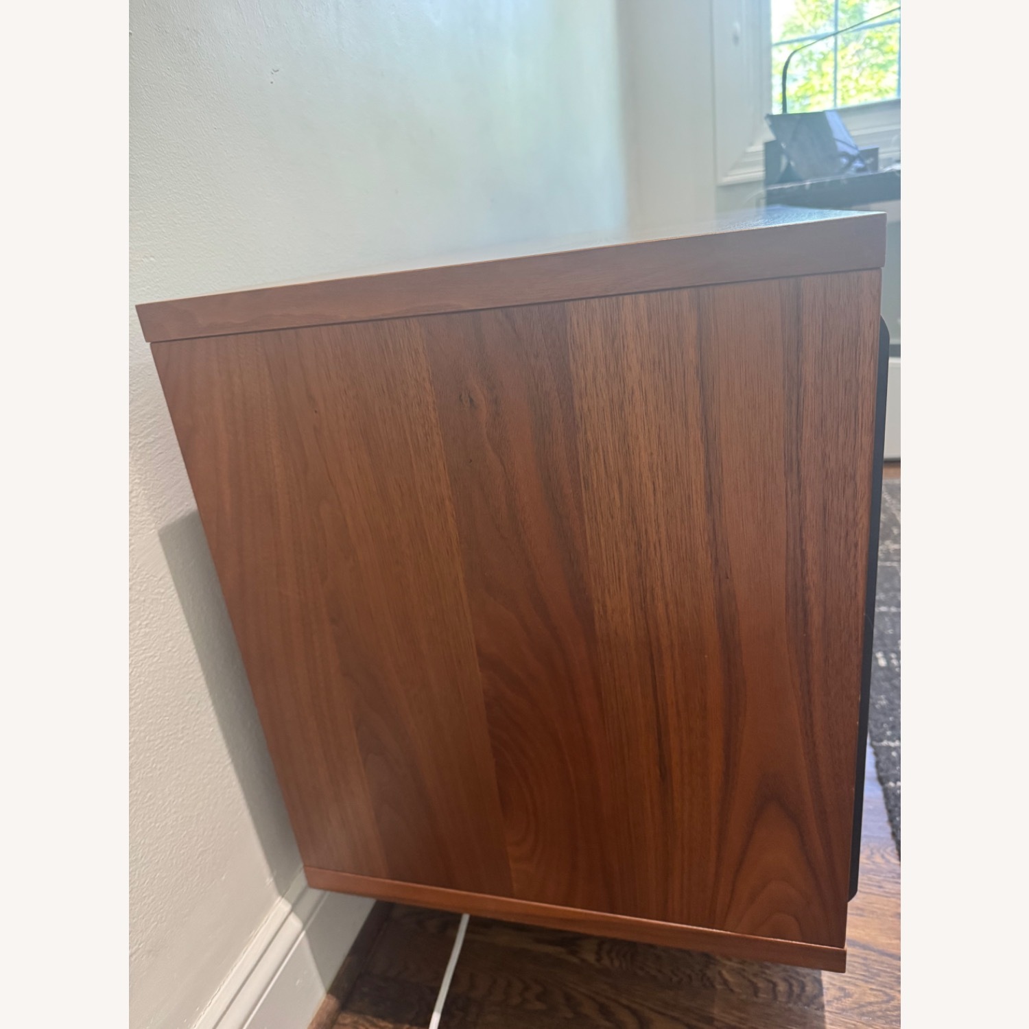 West Elm Dark Brown Wood Veneer Sideboard - image-3