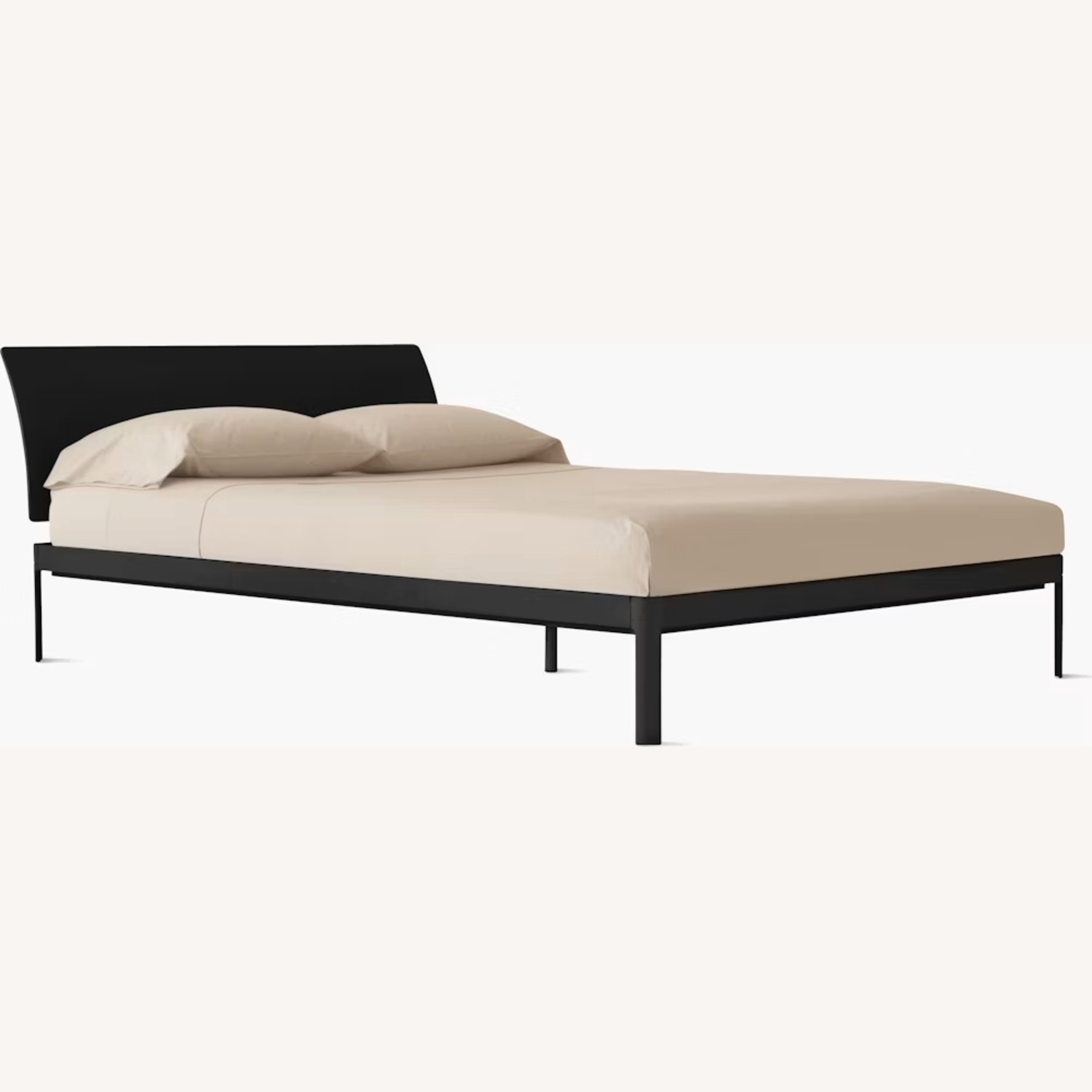 Design Within Reach Min Black Metal Queen Bed - image-4