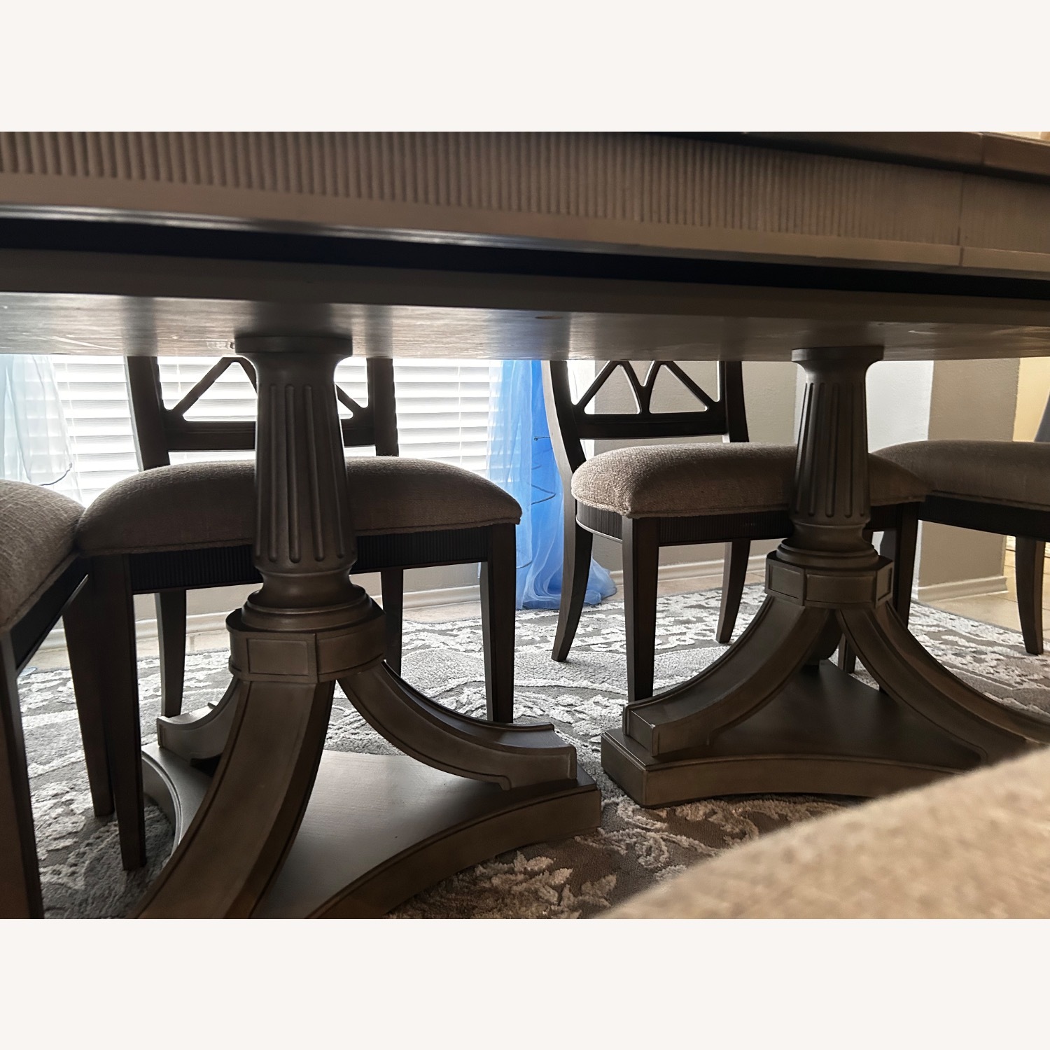 Star Formal Dining Table with 6 Chairs - image-7