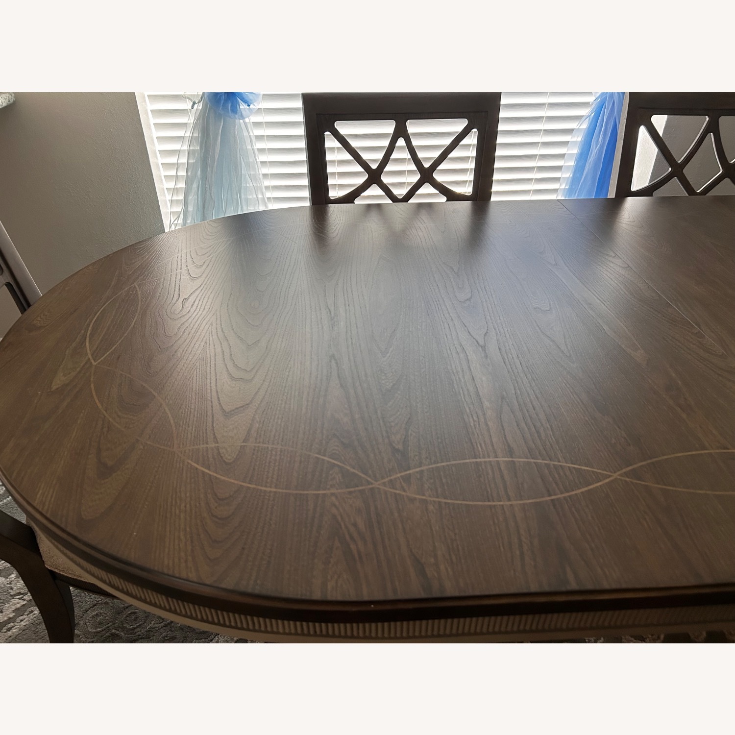 Star Formal Dining Table with 6 Chairs - image-8