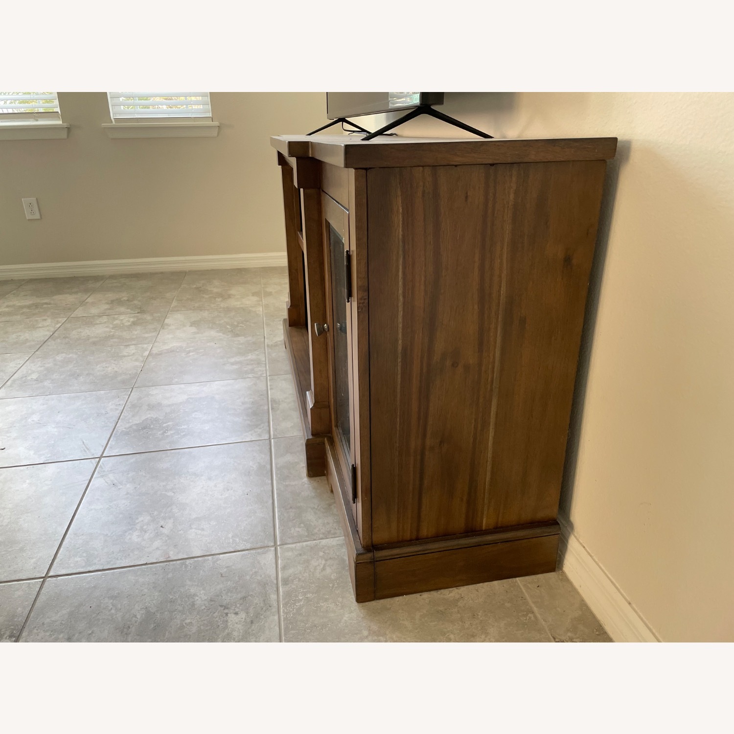 Ashley Furniture Light Brown Wood Media Storage - image-3
