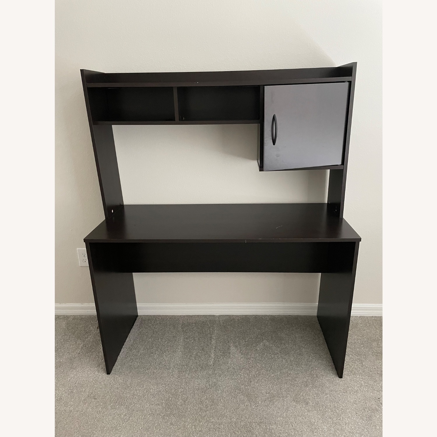Walmar Black Wood Desk - image-1