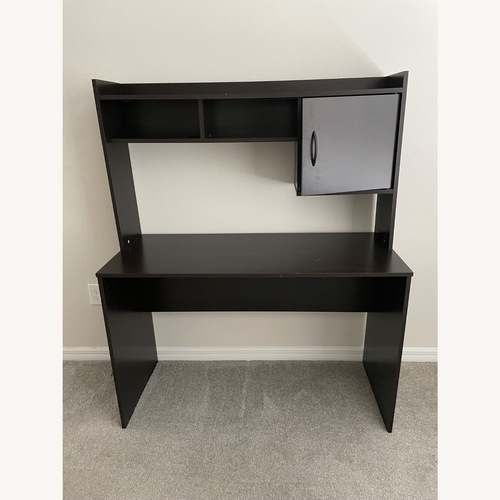 Used Walmar Black Wood Desk for sale on AptDeco