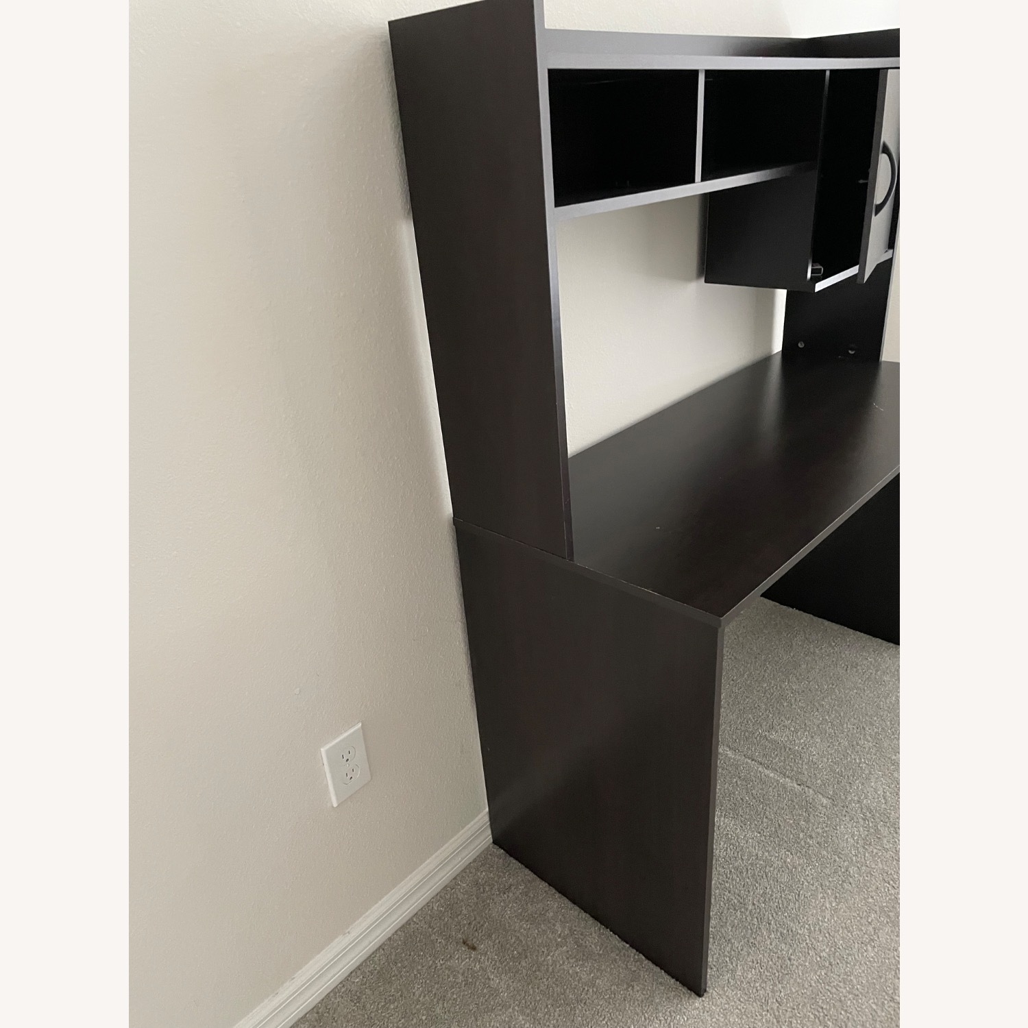 Walmar Black Wood Desk - image-3