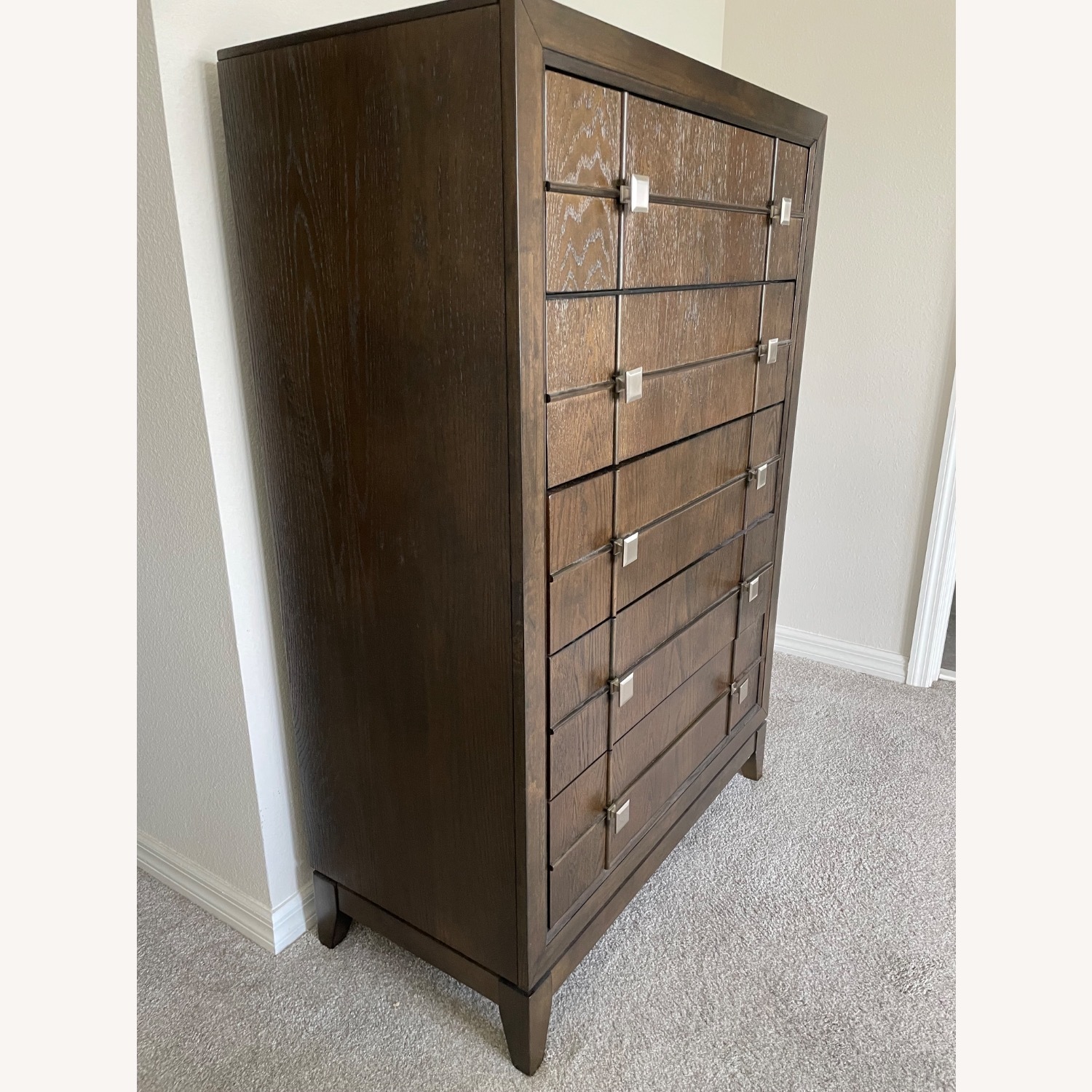 Rooms To Go  Dark Brown Wood Chest - image-2
