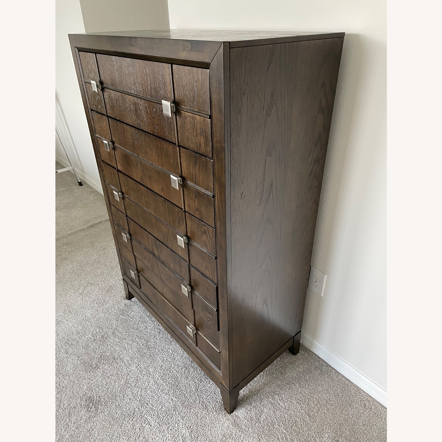 Rooms To Go  Dark Brown Wood Chest - image-3