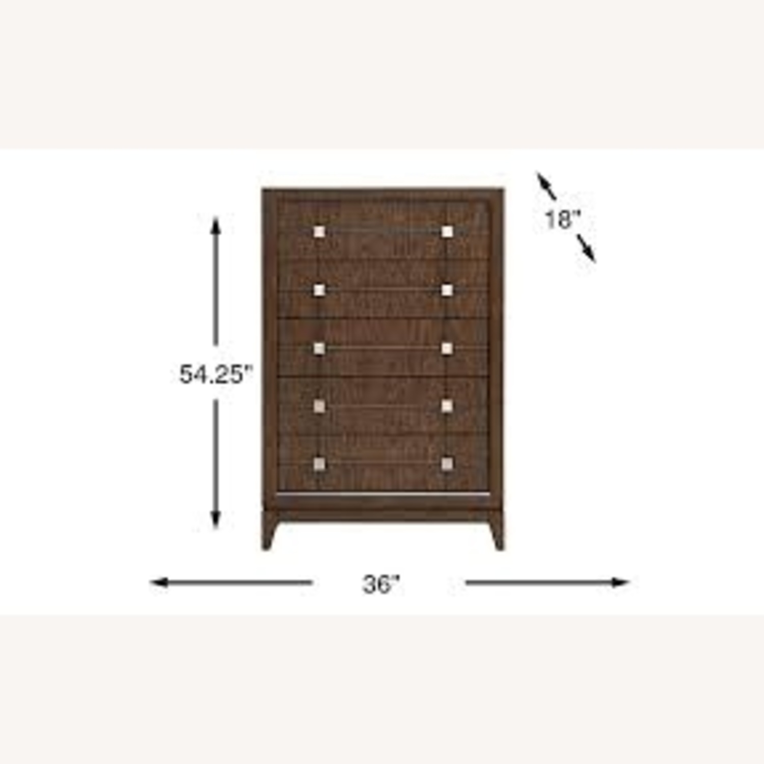 Rooms To Go  Dark Brown Wood Chest - image-4