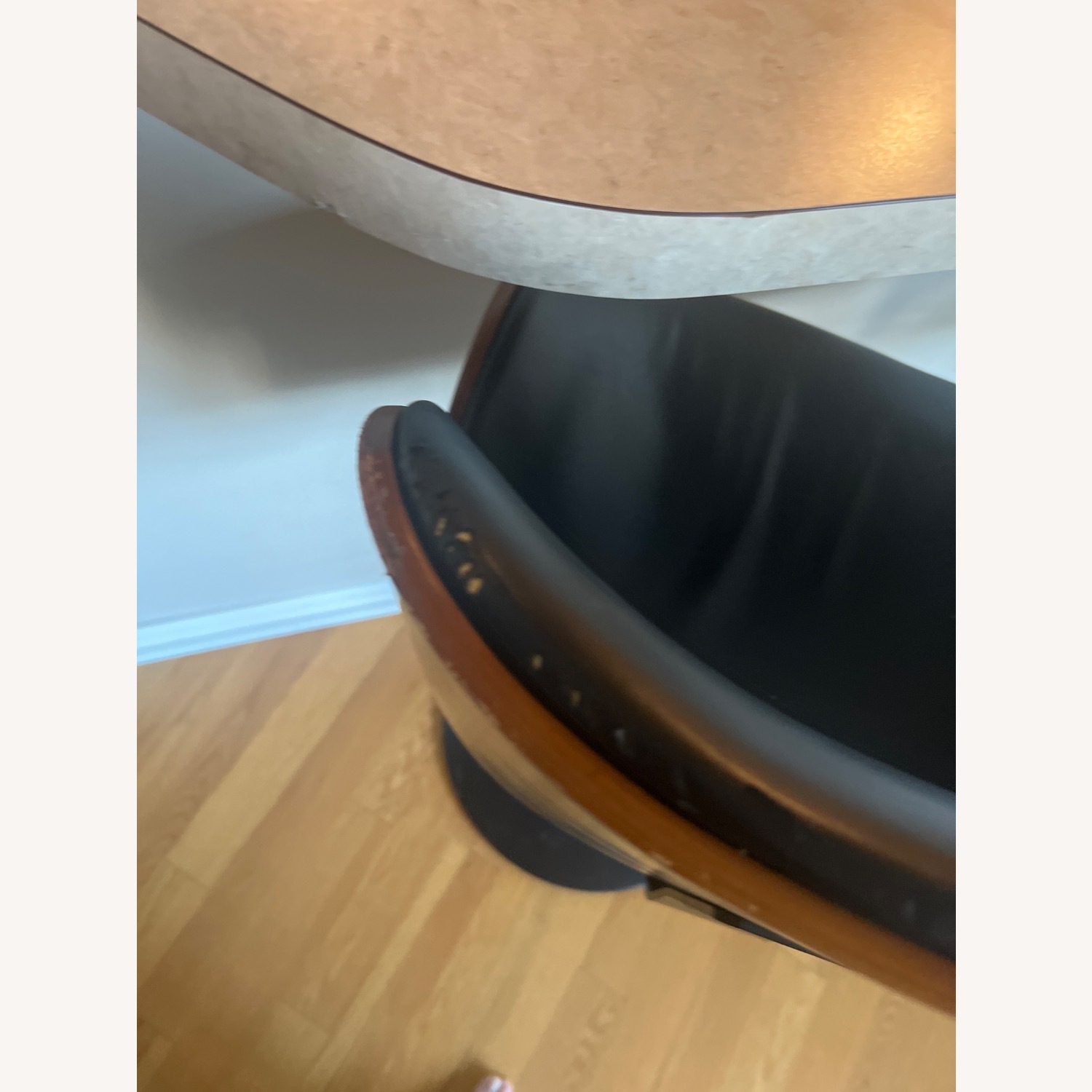 Modern Living Supplies Black Leather Stools - image-3
