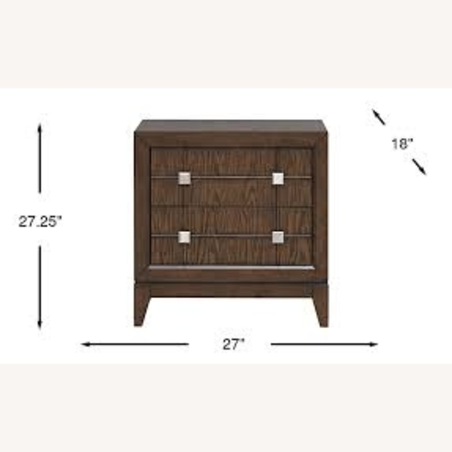 Rooms To Go Dark Brown Nightstands - image-4