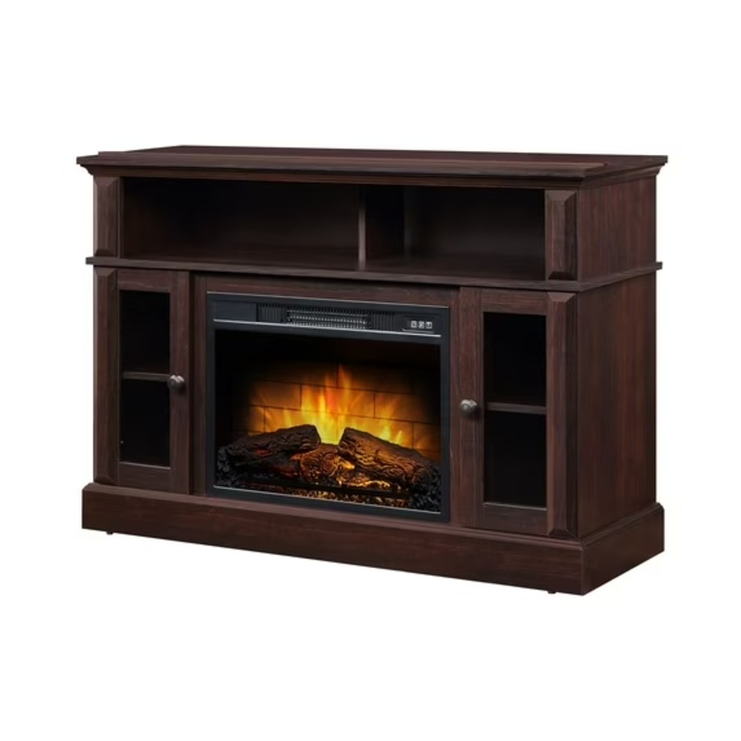 Walmart Black Wood Media Storage - image-4