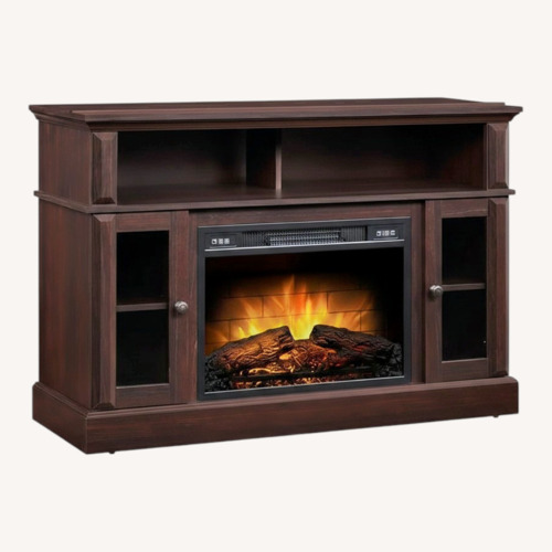 Used Walmart Black Wood Media Storage for sale on AptDeco