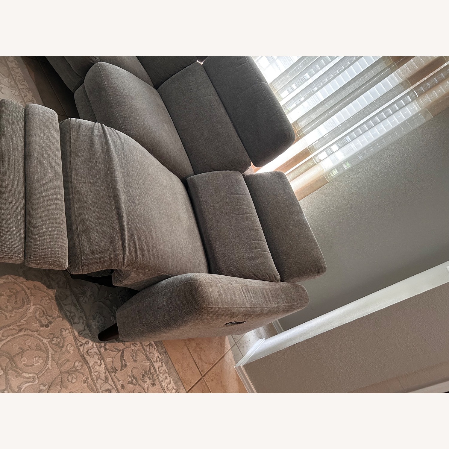 Star Furniture Dark Gray Fabric 3+ Seater Sofa - image-3