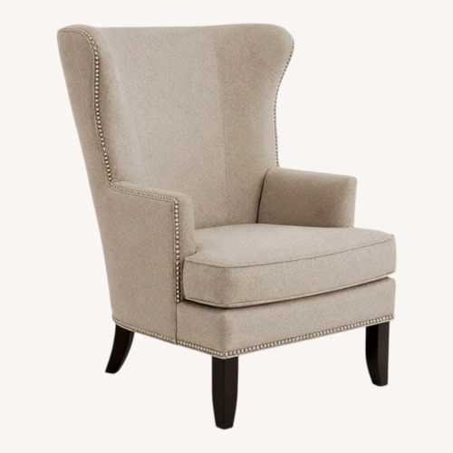 Used Star Furniture Light Gray Fabric Armchair for sale on AptDeco