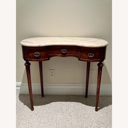Used Vintage Wood Vanity Table for sale on AptDeco