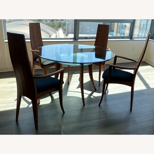 Used Vintage Italian A. Sibau Table and 4 Armchairs for sale on AptDeco
