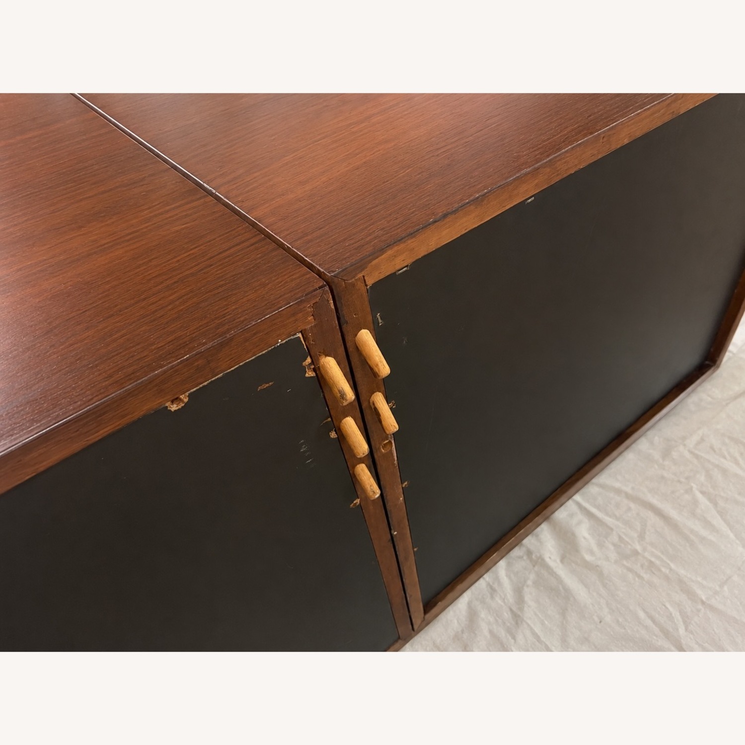 Mid Century Modern Floating Rosewood Credenza - image-9