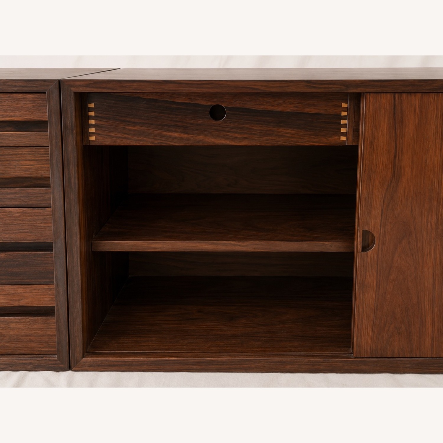 Mid Century Modern Floating Rosewood Credenza - image-8
