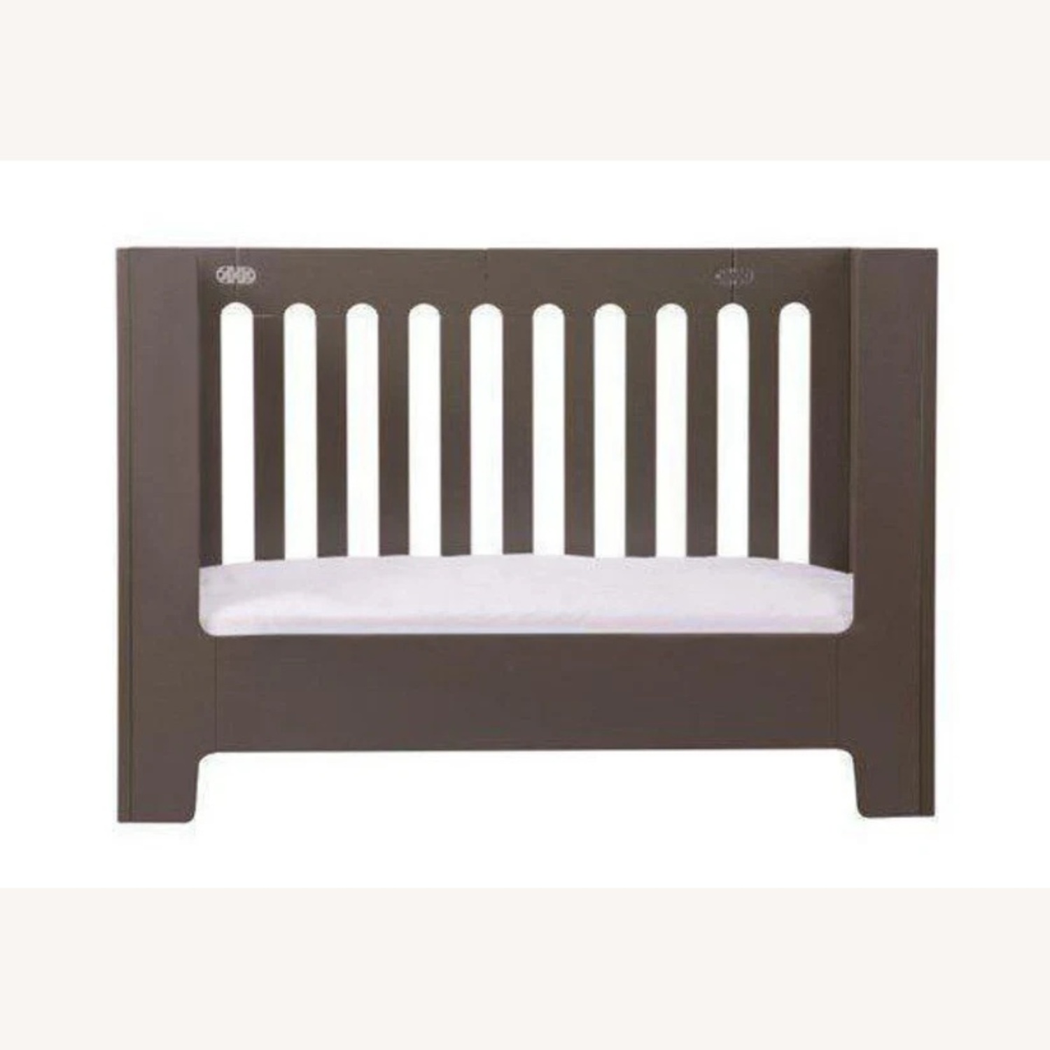 Bloom Alma Papa Dark Gray Wood Crib - image-11