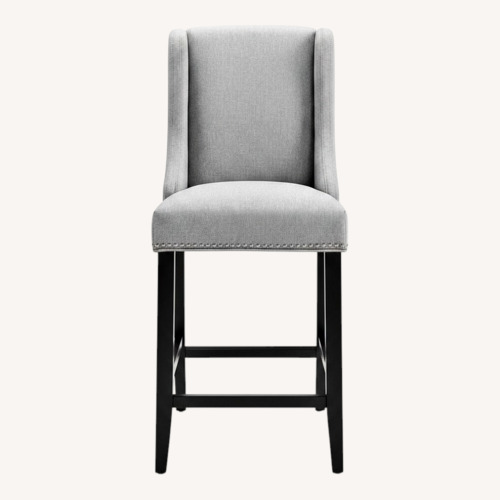 Used Light Gray Upholstered Stools for sale on AptDeco