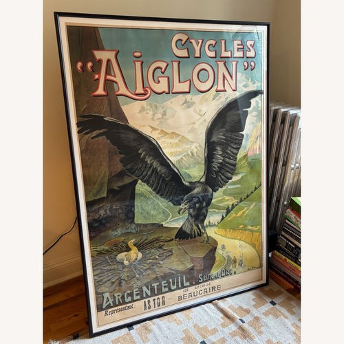 Used Cycles Aiglon Vintage French Poster - c. 1901 for sale on AptDeco