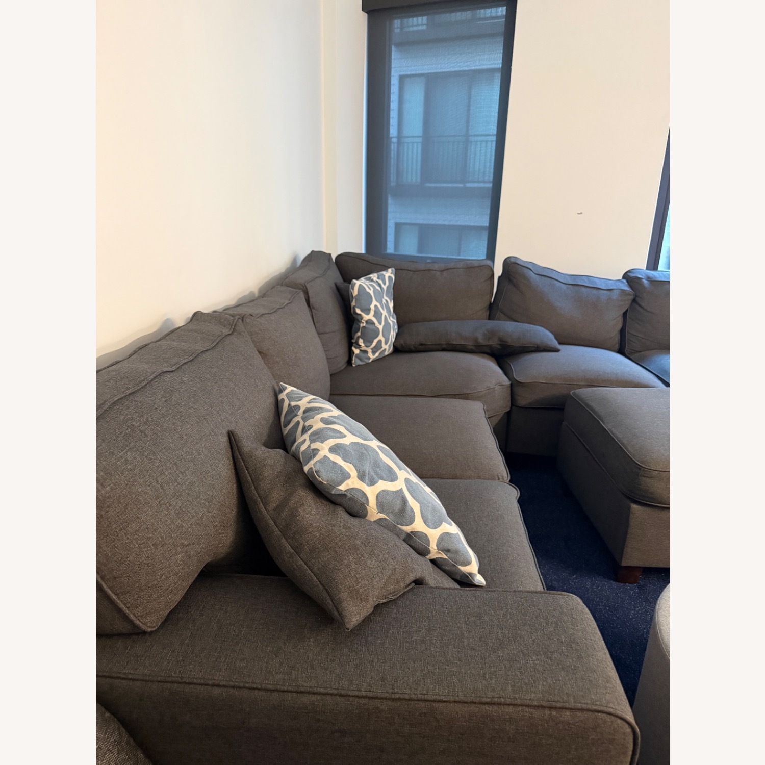 Sectional Grey Sofa - image-2