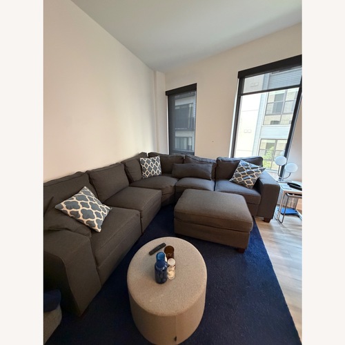 Used Sectional Grey Sofa  for sale on AptDeco