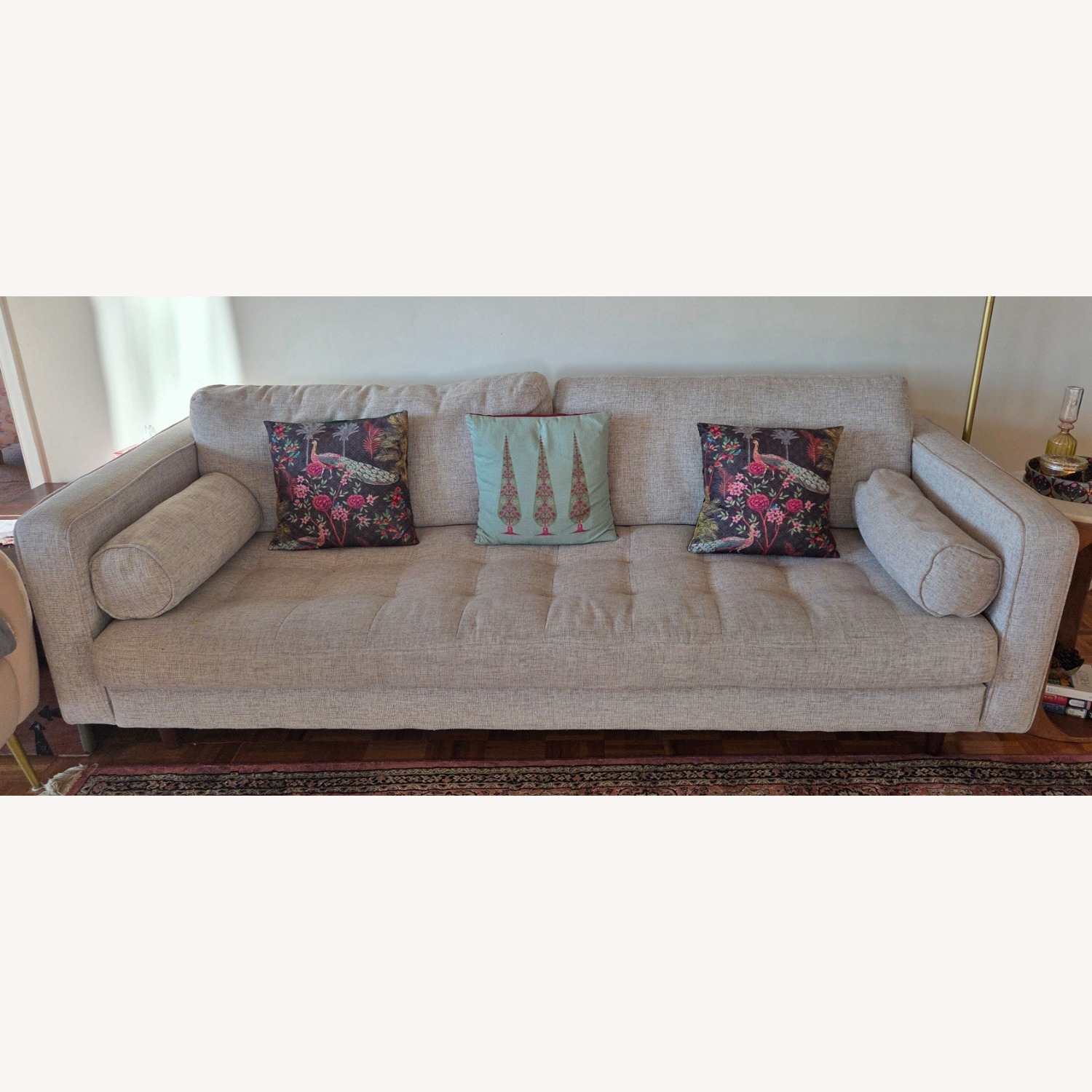 Article Light Gray 3+ Seater Sofa - image-1