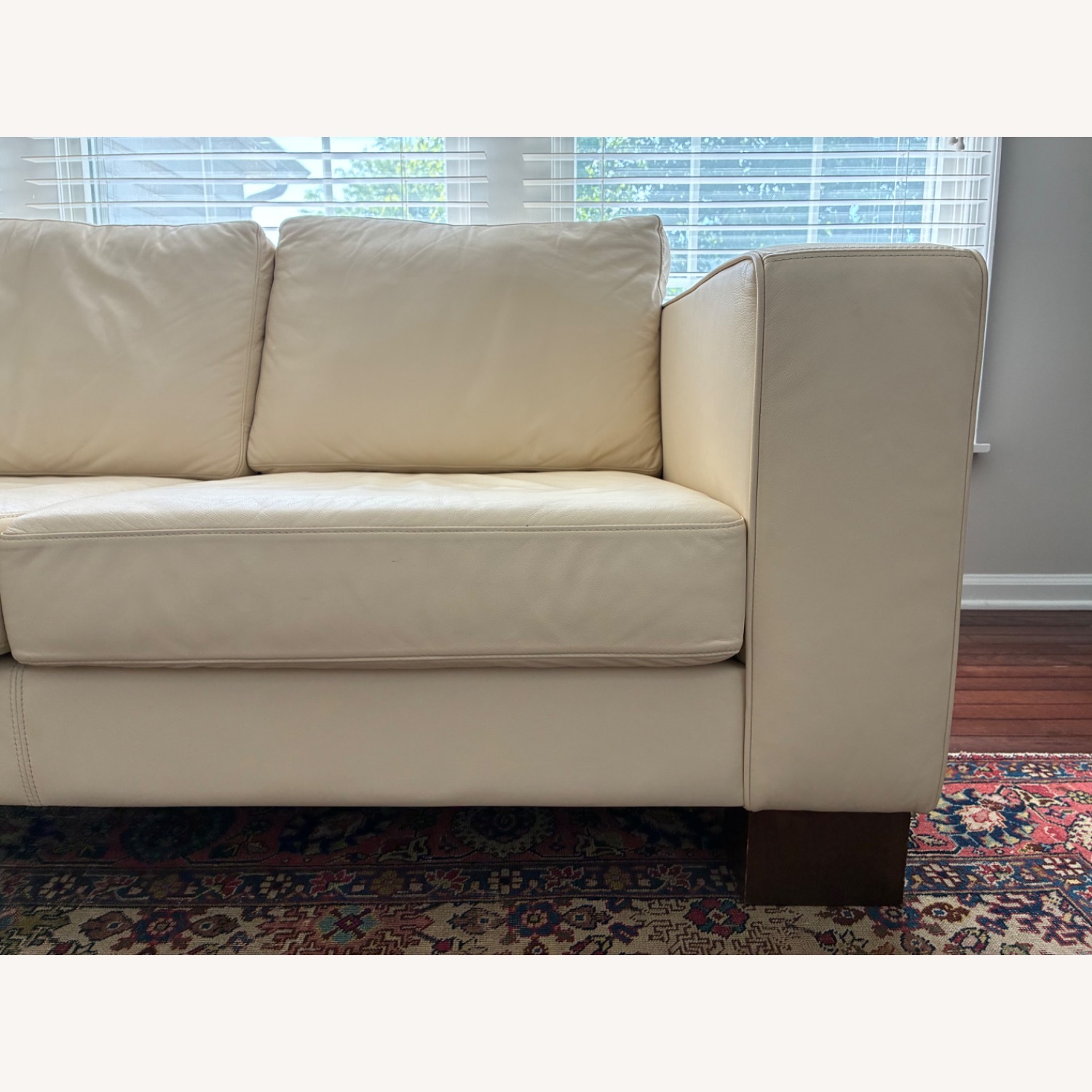 BoConcept Natural Leather 2 Piece Sectional - image-4